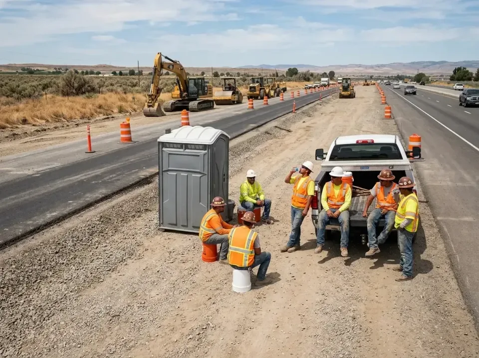 highway-road-construction-crew-007 — frequently asked questions, Porta Potty and Restroom Rentals in Mills River, NC